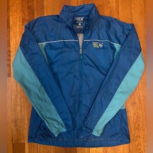 Mountain Hardwear Lightweight Full Zip Jacket Women's Medium Blue
